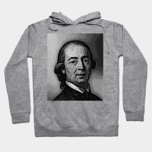 Johann Gottfried Herder Black And White Portrait | Johann Gottfried Herder Artwork 2 Hoodie